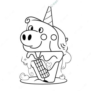 Peppa Pig Menikmati Ais Krim Sundae Gergasi 92247 31932