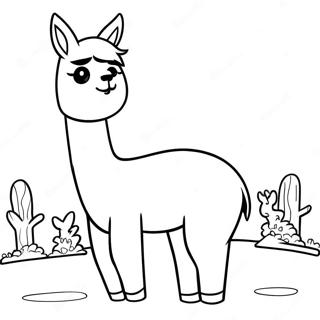 Halaman Mewarna Llama Llama 92582-32183