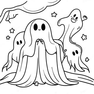 Halaman Mewarna Hantu Misteri 92635-32225