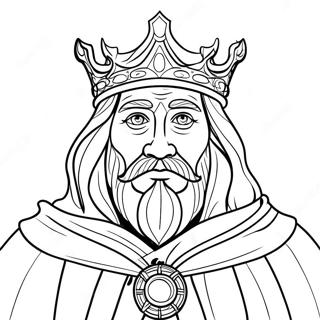 Halaman Mewarna Raja Tua Yang Bijaksana 92841 32399