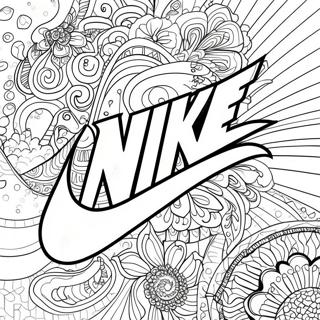 Halaman Mewarna Logo Nike 9289-1394