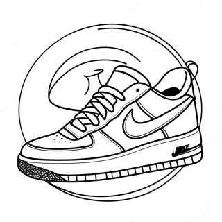Halaman Mewarna Logo Nike 9289-1396