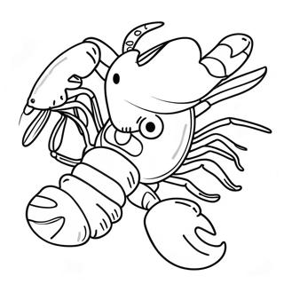 Halaman Mewarna Lobster 93919-33222