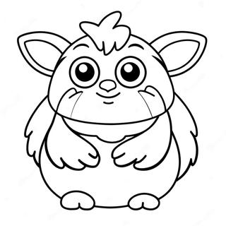 Furby Halaman Mewarna