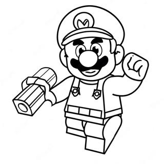 Lego Mario Halaman Mewarna