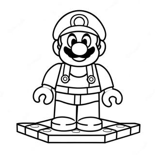 Halaman Mewarna Lego Mario 94382-33656