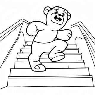 Halaman Mewarna Rocky Berlari Naik Tangga 94437-33708