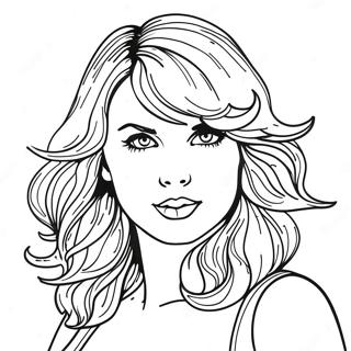 Halaman Mewarna Album Taylor Swift 94666-33999
