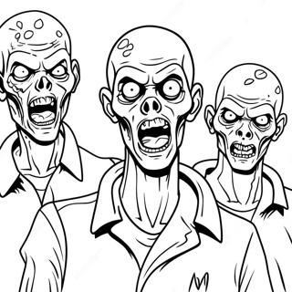 Halaman Mewarna Zombies 2 95105-34339