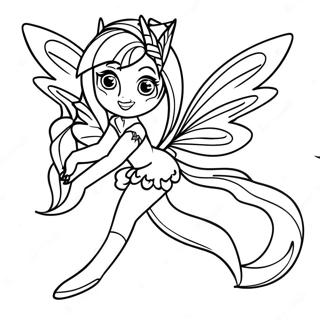 Halaman Mewarna Winx Club 95385-34559