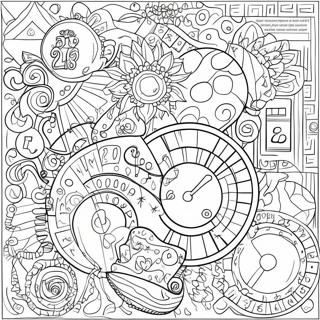 Halaman Mewarna Misteri Matematik 95563-34735