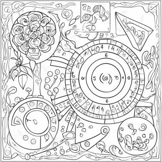 Halaman Mewarna Misteri Matematik 95563-34736