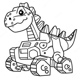 Halaman Mewarna Dinotrux 95716-34856