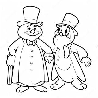 Scrooge Dan Hantu Krismas Yang Lalu Laman Mewarna 96749-35828