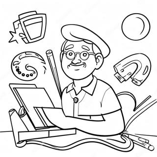 Gambar Mewarna Kerjaya Artis Yang Kreatif 96828 35727