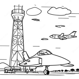 Tentera Udara Halaman Mewarna