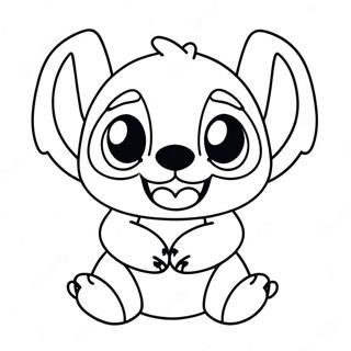 Halaman Mewarna Stitch Halloween 97440-36360