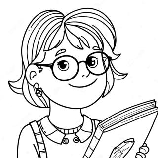 Halaman Mewarna Junie B Jones Yang Mengembara 97984-36918