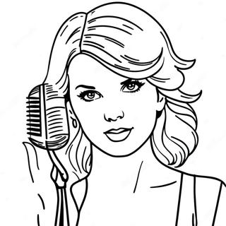 Halaman Mewarna Speak Now Taylor Swift 98367-37215