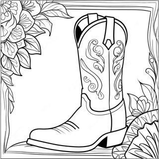 Halaman Mewarna But Cowboy Barat 98574-37381