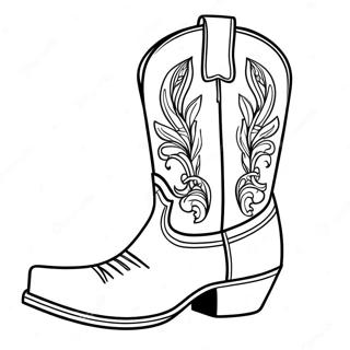 Halaman Mewarna But Cowboy Barat 98574-37383