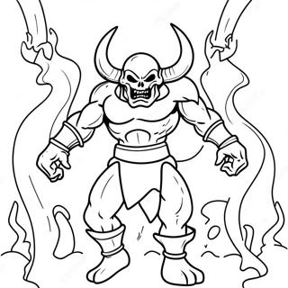 Halaman Mewarna Demon Doom 98730-37511