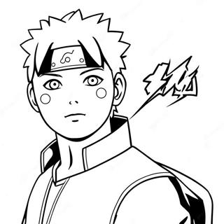 Boruto Halaman Mewarna