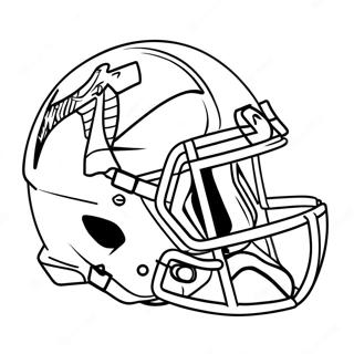 Halaman Mewarna Helmet Bola Sepak Michigan 98959-37685