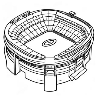 Halaman Mewarna Stadium Bola Sepak Michigan 98960-37689