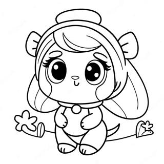 Halaman Mewarna Watak Mira Yang Comel 99420 38232