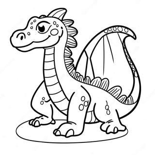 Halaman Mewarna Naga Air Yang Suka Bermain 99446-38256