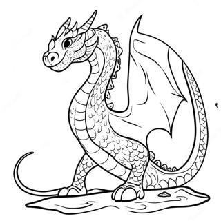 Halaman Mewarna Naga Air Yang Garang 99447-38067