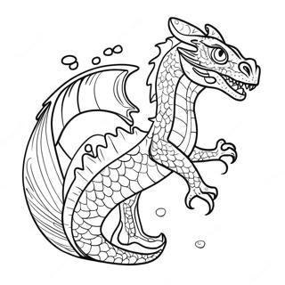 Halaman Mewarna Naga Air Yang Garang 99447-38257