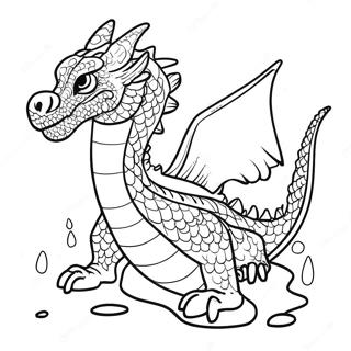 Halaman Mewarna Naga Air Yang Garang 99447-38258