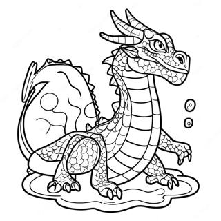 Halaman Mewarna Naga Air Yang Garang 99447-38259