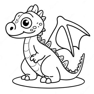 Halaman Mewarna Naga Air Bayi Yang Comel 99448-38069