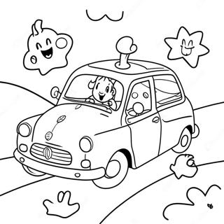 Halaman Mewarna Pengembaraan Seronok Wiggles 99549-38142