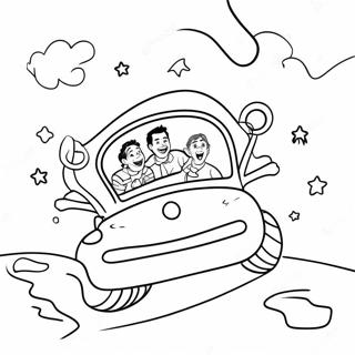 Halaman Mewarna Pengembaraan Seronok Wiggles 99549-38333