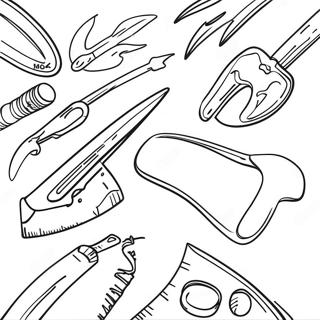 Halaman Mewarna Alat 99599-38368