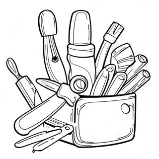 Halaman Mewarna Alat Tangan Berwarna Warni 99600-38178