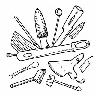 Halaman Mewarna Alat Tangan Berwarna Warni 99600-38180