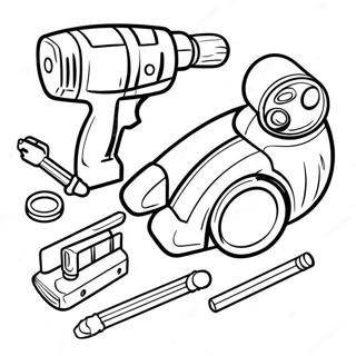 Halaman Mewarna Alat Kuasa Berkilau 99601-38183