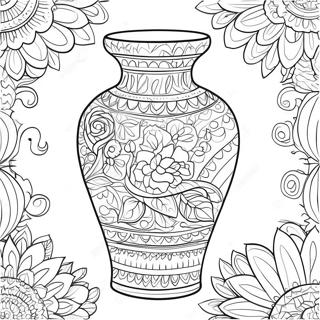 Halaman Mewarna Pasu Hiasan Yang Berwarna Warni 99911-38617